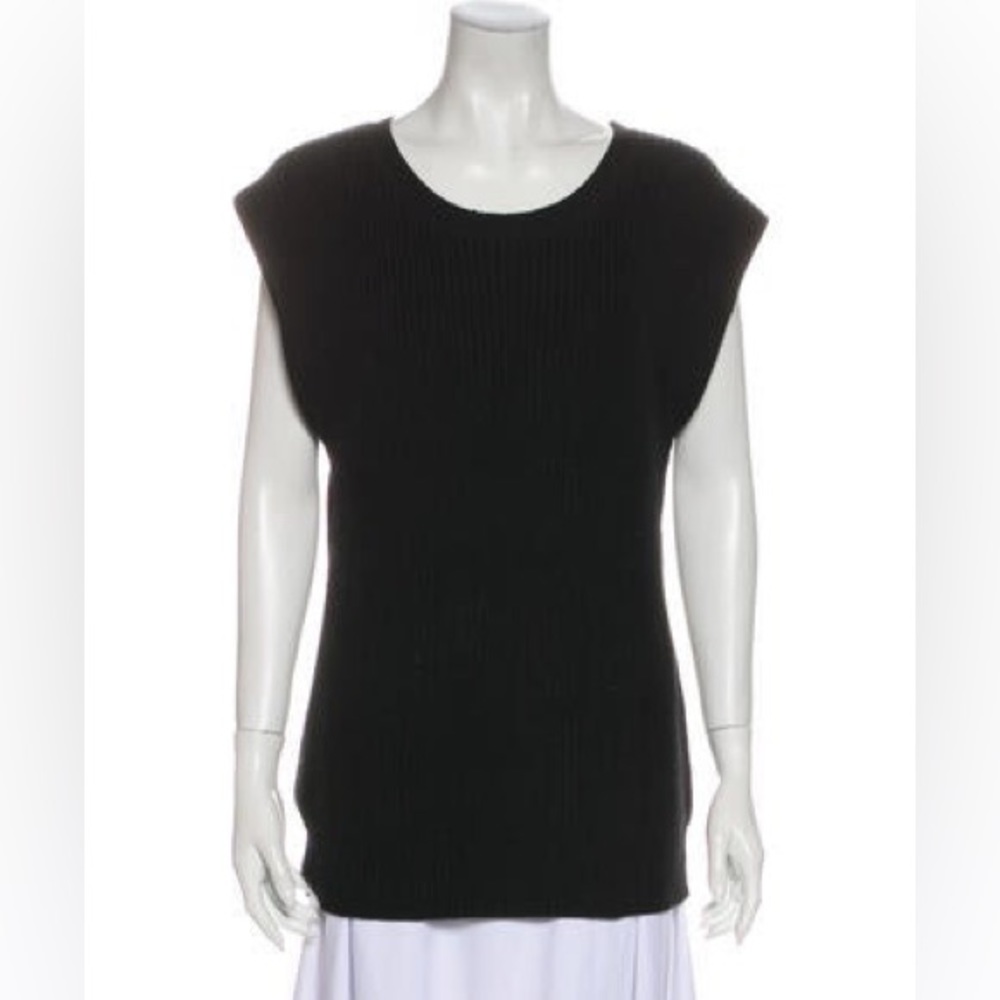 T by Alexander Wang Scoop Neck Sweater Vest Size Large